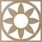 Ekena Millwork Blume Wood Fretwork Pierced Ceiling Medallion, Birch, 40"OD x 13 7/8"ID x 3/8"T CMWP40X40X0375BLBI - alternate 4